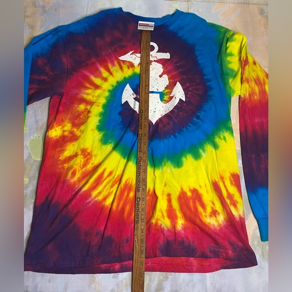 VINTAGE Seasons Best T Shirt Mens Large Great Lakes Michigan Tie Dye Made USA - Picture 5 of 8